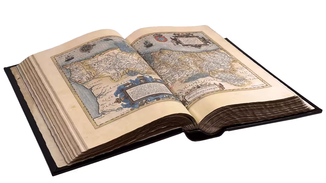 Les principales villes d'Europe, d'Asie, d'Afrique, d'Amérique - Atlas de Gerardus Mercator